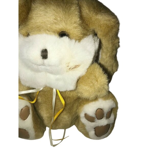 Cuddle Wit Brown EASTER BUNNY White Rabbit Stuffed Animal Plush - Picture 3 of 9